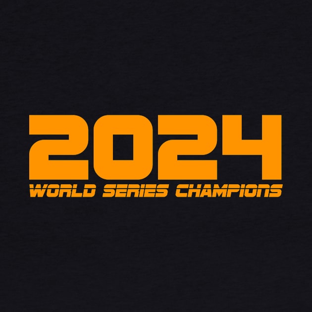 2024 World Series Champions by Birdland Sports